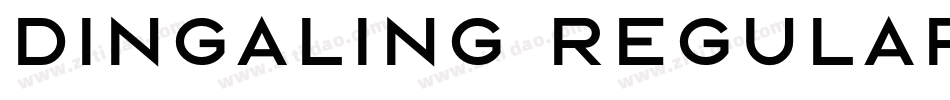 Dingaling Regular字体转换